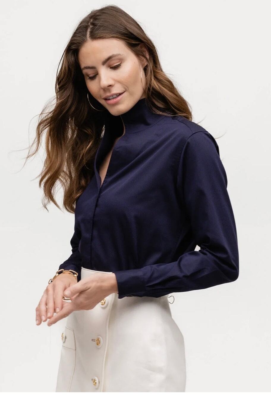 Sarah Alexandra Signature Shirt Midnight in Manhattan Sz.16